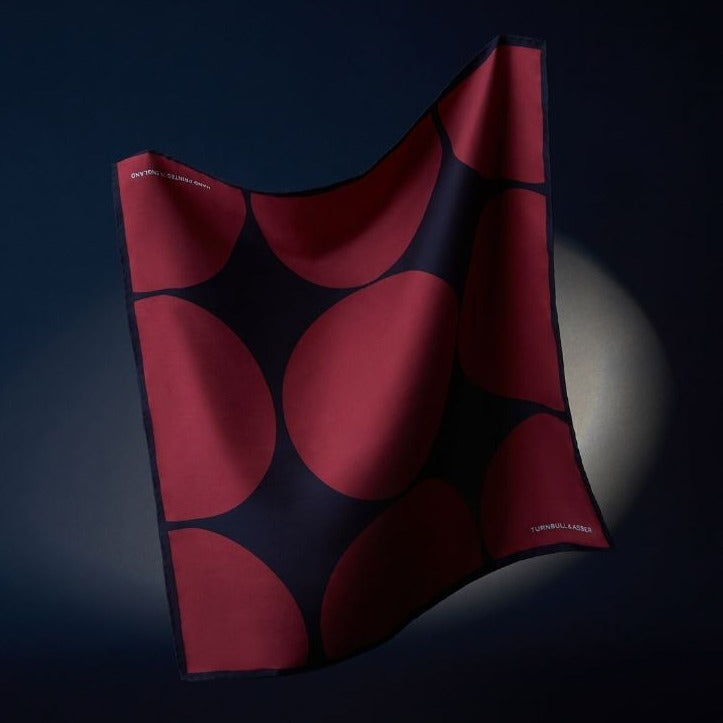 007Store James Bond Dr. No Spot Pocket Square - By Turnbull & Asser