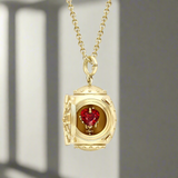 007Store Fabergé x 007 Goldfinger Egg Safe Locket with Ruby Heart Surprise, view 2