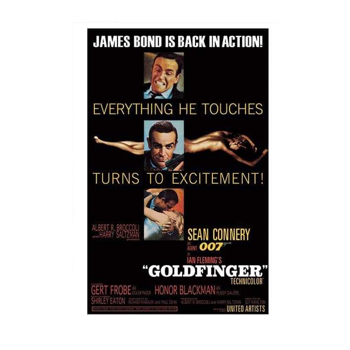007Store Goldfinger Postcard