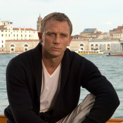 007Store James Bond Cashmere Cardigan - Casino Royale Edition - By N.Peal