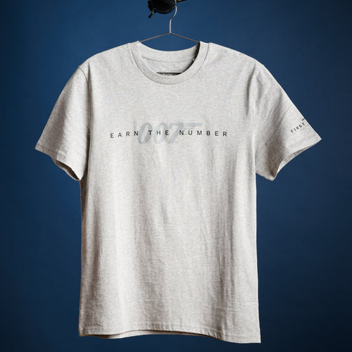 007Store James Bond 007 First Light Earn The Number T-Shirt