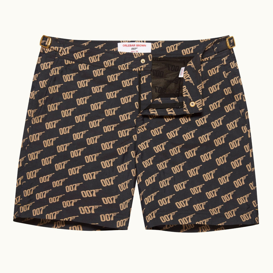 007Store James Bond 007 Monogram Swim Shorts - By Orlebar Brown