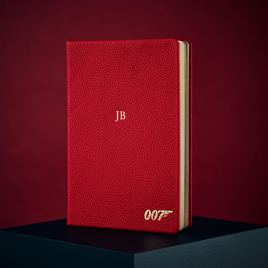 007Store James Bond 007 Personalised Leather A4 Notebook (3 Colours)