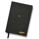 007Store James Bond 007 Personalised Leather A5 Notebook (3 Colours), view 5