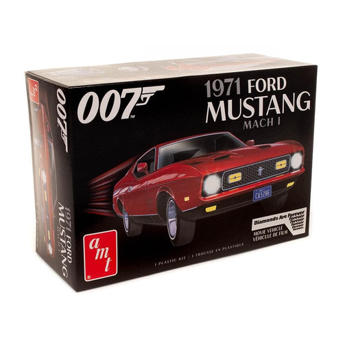 007Store James Bond 1971 Ford Mustang Car Model Kit - Diamonds Are Forever Edition - By AMT (Outlet Item)