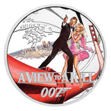 007Store James Bond A View To A Kill 1/2 oz Silver Proof Coin - By The Perth Mint, view 4