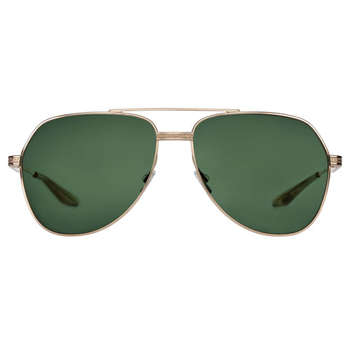 007Store James Bond Avtak Sunglasses - Gold/Green - By Barton Perreira