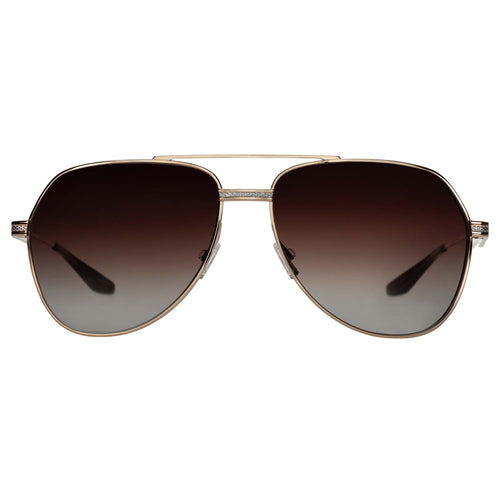007Store James Bond Avtak Sunglasses - Gold/Silver/Topaz - By Barton Perreira