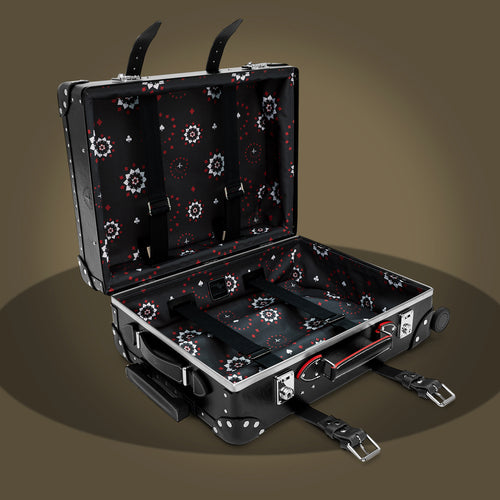 007Store James Bond Carry-On Trolley Case - Black & Graphite Casino Royale 20th Anniversary Edition - By Globe-Trotter