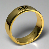 007Store James Bond Blofeld No.1 SPECTRE Agent 18ct Gold Ring Prop Replica, view 2