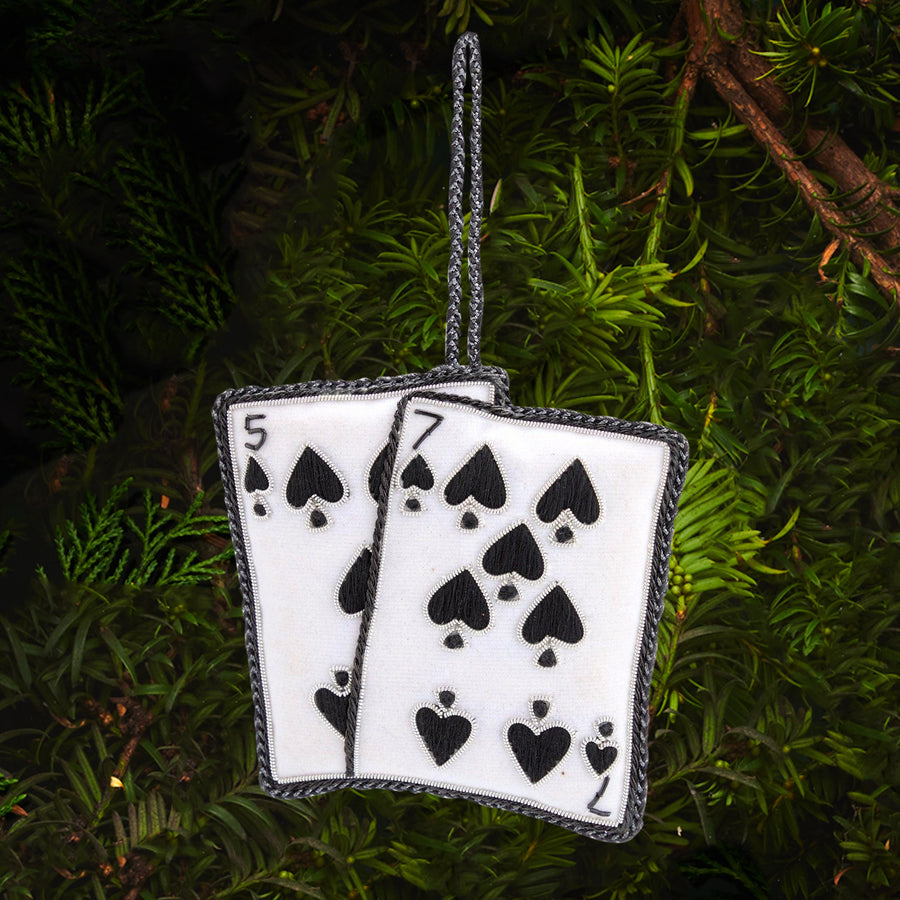 007Store James Bond Casino Royale Poker Cards Tree Decoration