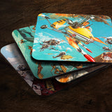 007Store James Bond Coaster Set - Thunderball & You Only Live Twice Edition, view 3