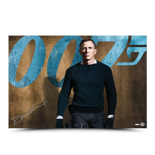 007Store James Bond Daniel Craig Autographed Print - No Time To Die Edition