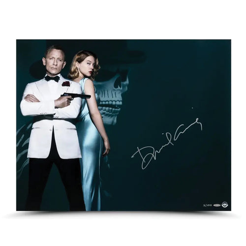 007Store James Bond Daniel Craig Autographed Print - Spectre Numbered Edition