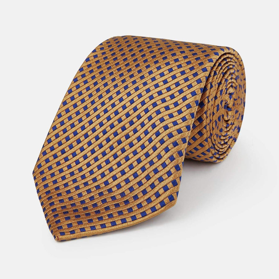 007Store James Bond Diamond Silk Tie - Tomorrow Never Dies Edition - By Turnbull & Asser