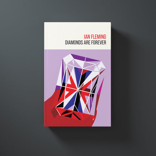 007Store James Bond Diamonds Are Forever Hardback Book - By Ian Fleming