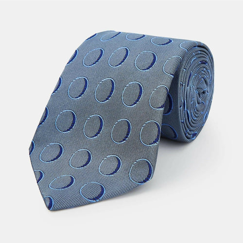 007Store James Bond Circle Silk Tie - Die Another Day Edition - By Turnbull & Asser