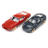 007Store James Bond Ford Mustang & Aston Martin V12 Vanquish Two Car Diorama Set - By Johnny Lightning, view 2