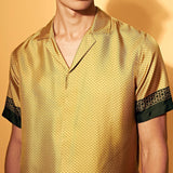007Store James Bond Gold Silk Shirt - By Orlebar Brown, view 2