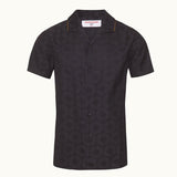 007Store James Bond Gold Trim Jacquard Shirt - By Orlebar Brown, view 2