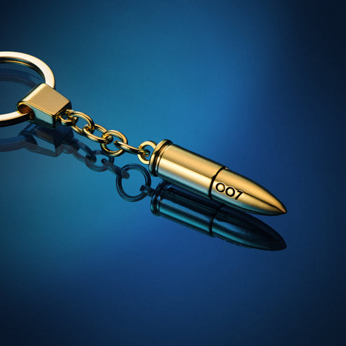 007Store James Bond Golden Bullet Keyring - The Man With The Golden Gun Edition