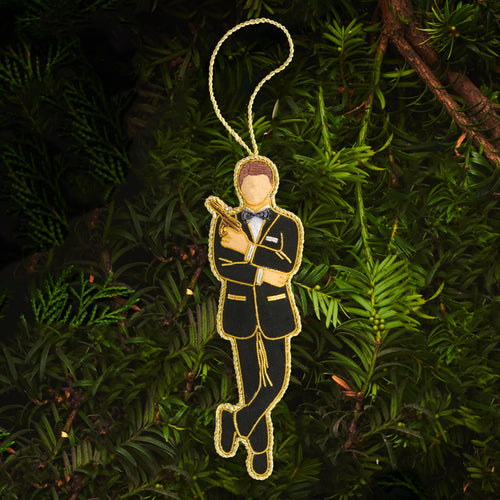 007Store James Bond In Black Tie Tree Decoration