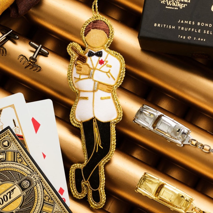 007Store James Bond In White Dinner Jacket Tree Decoration
