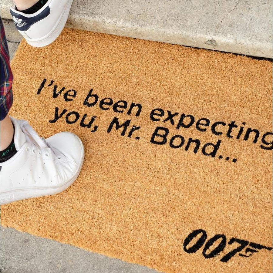 007Store James Bond "I've Been Expecting You, Mr Bond" Coir Door Mat