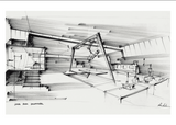 007Store James Bond Ken Adam Goldfinger Art Print Set - Numbered Edition (Unframed), view 4