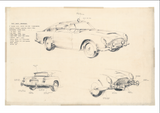 007Store James Bond Ken Adam Goldfinger Art Print Set - Numbered Edition (Unframed), view 5
