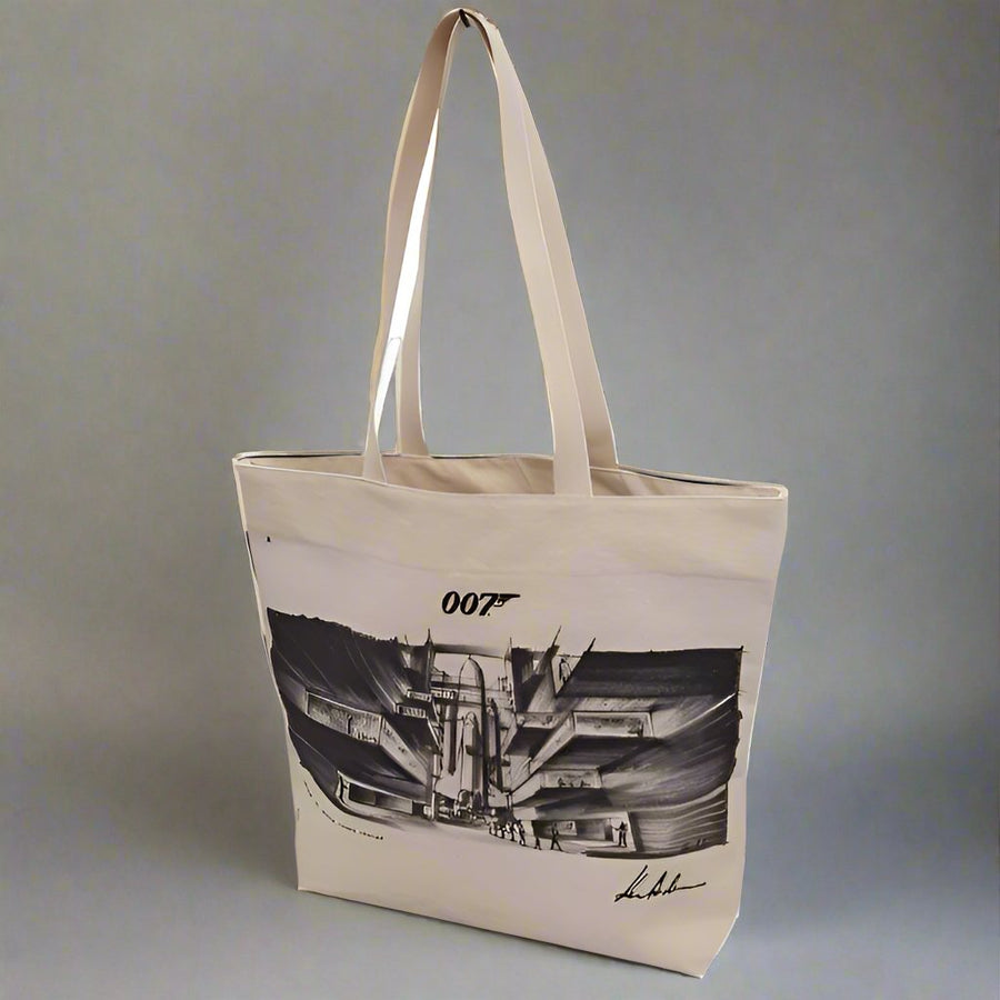 007Store James Bond Ken Adam Moonraker Art Tote Bag (Outlet Item)
