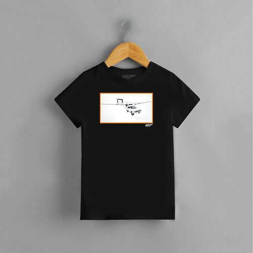 007Store James Bond Kid/Teen Flying Car T-Shirt (6 colours)