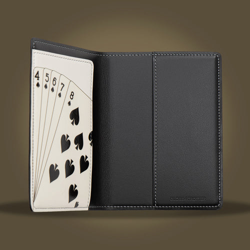 007Store James Bond Leather Passport Sleeve - Casino Royale 20th Anniversary Edition - By Globe-Trotter