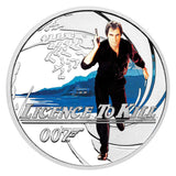 007Store James Bond Licence To Kill 1/2 oz Silver Proof Coin - By The Perth Mint, view 4