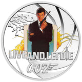 007Store James Bond Live And Let Die 1/2 oz Silver Proof Coin - By The Perth Mint, view 3
