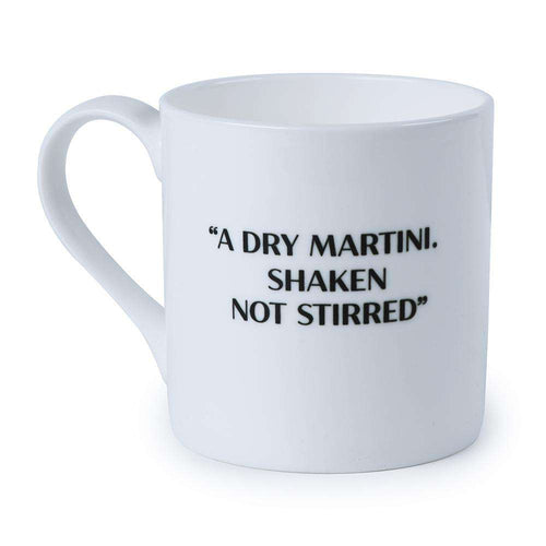 007Store James Bond Martini Quote Bone China Mug