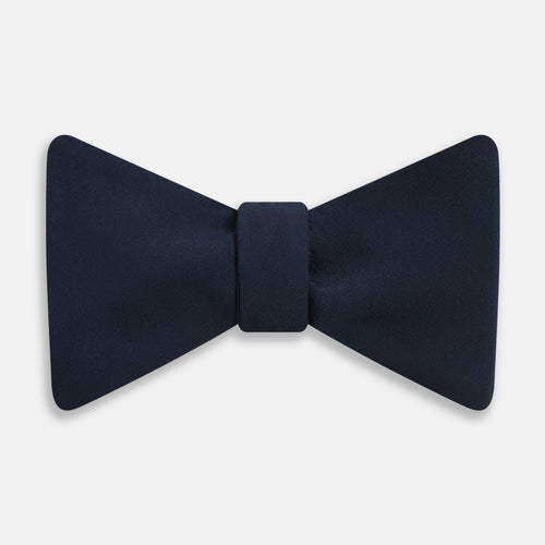 007Store James Bond Midnight Blue Silk Bow Tie - Casino Royale 20th Anniversary Edition - By Turnbull & Asser