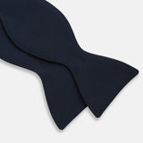 007Store James Bond Midnight Blue Silk Bow Tie - Casino Royale 20th Anniversary Edition - By Turnbull & Asser, view 2