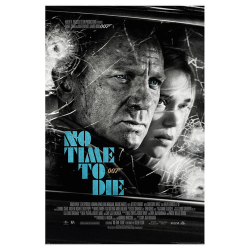 007Store James Bond No Time To Die Poster - James & Madeleine Edition