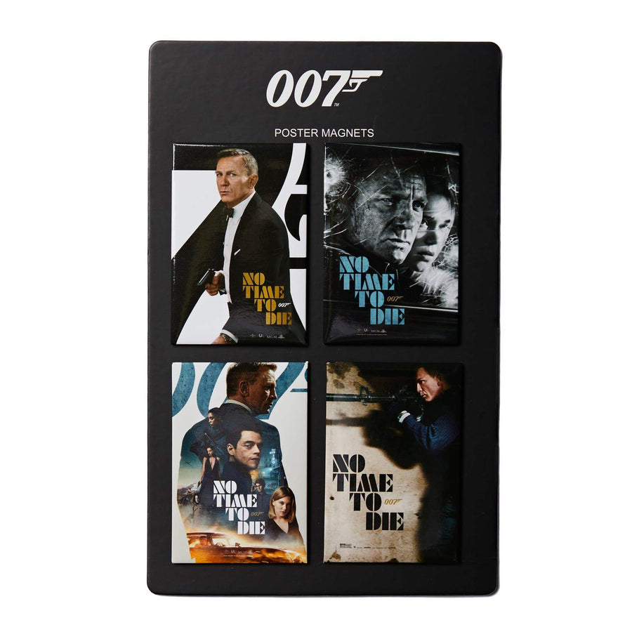007Store James Bond No Time To Die Poster Magnet Set