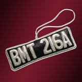 007Store James Bond Number Plate Tree Decoration, view 3