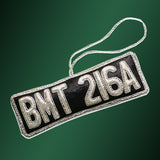 007Store James Bond Number Plate Tree Decoration, view 4
