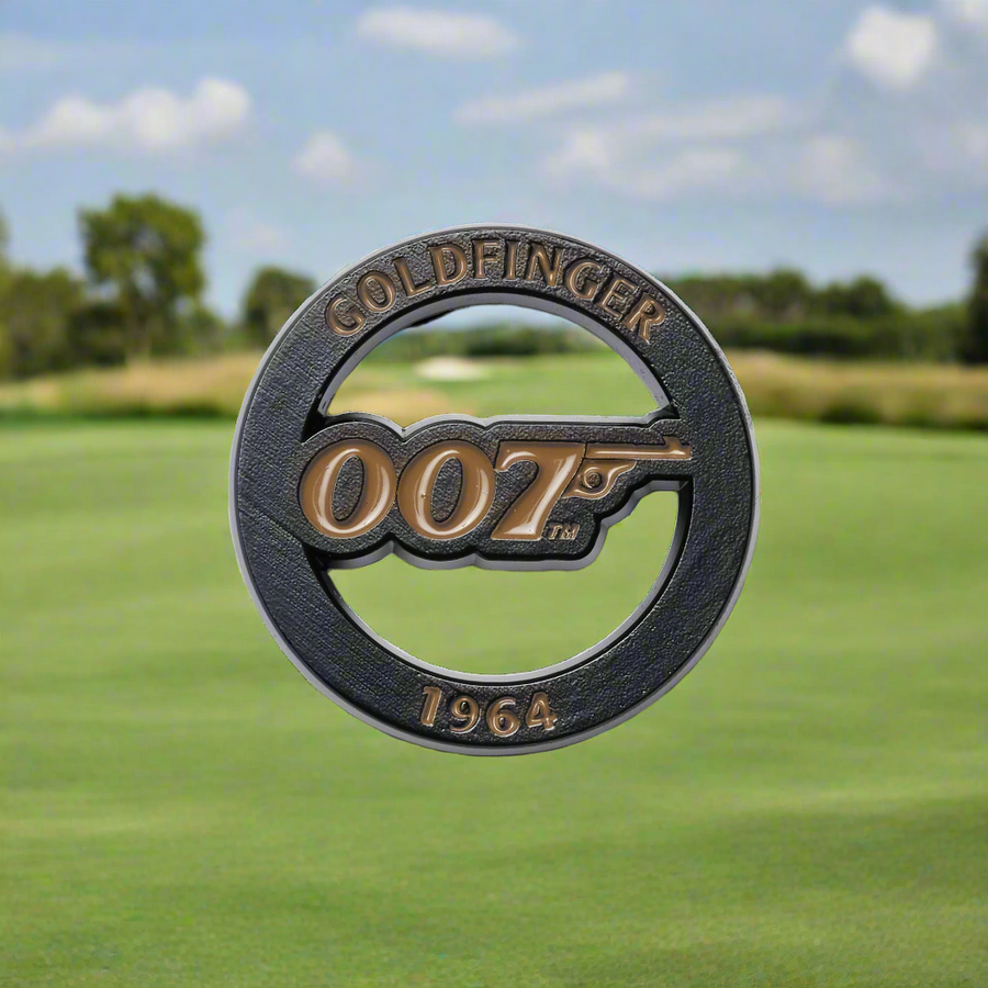 007Store James Bond Golf Ball Marker - Goldfinger Edition - By Penfold
