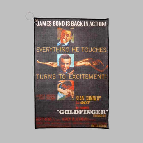007Store James Bond Golf Towel - Goldfinger Edition - By Penfold