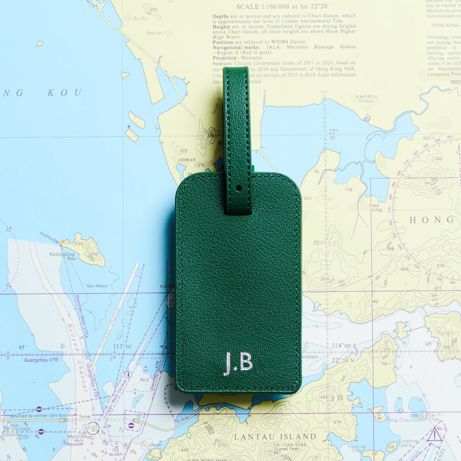 007Store James Bond Personalised Leather Luggage Tag (3 Colours)