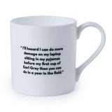 007Store James Bond Q Quote Bone China Mug, view 2