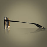 007Store James Bond Scaramanga Sunglasses - Black Satin / Gold Edition - By Barton Perreira (Pre-order), view 2
