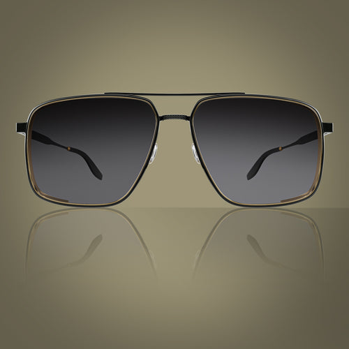007Store James Bond Scaramanga Sunglasses - Black Satin / Gold Edition - By Barton Perreira (Pre-order)