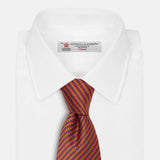 007Store James Bond Stripe Silk Tie - Die Another Day Edition - By Turnbull & Asser, view 5