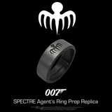007Store James Bond SPECTRE Agent Metal Ring Prop Replica, view 2